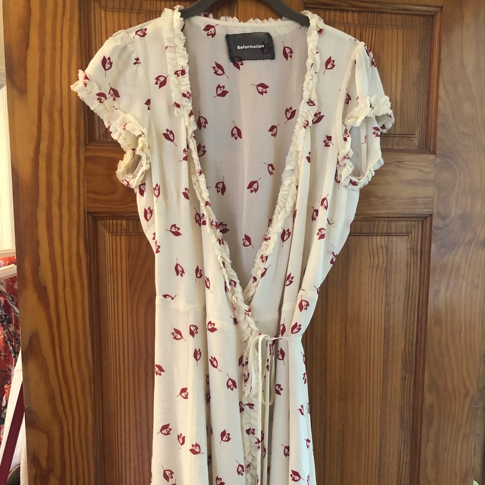 Reformation wrap dress